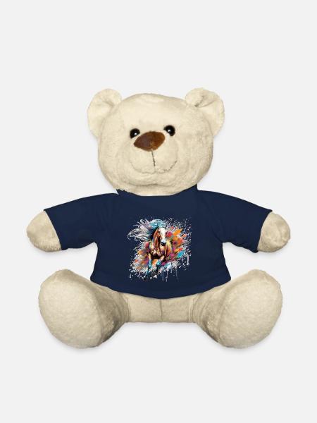 Horse, horse - Teddy Bear - french navy