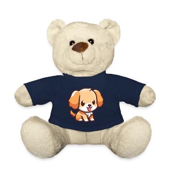 HUND VIERBEINER RÜDE HÜNDIN PFOTE LIEBE TIERFREUND - Teddy - French Navy - Vorne