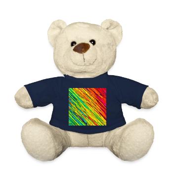 Fight The Demons - Teddy Bear - french navy - Front