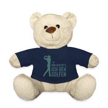 Rentner Mit Schwung Golfsport Golfen Golfspieler - Teddy - French Navy - Vorne
