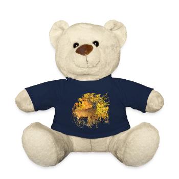Capital Hirsch released for launch - Teddy Bear - french navy - Front