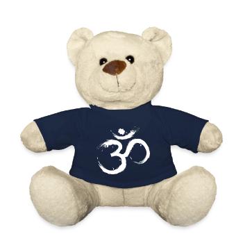 Symbole de conception Om Hindou Jainas Bouddhiste Hindou - Nounours - bleu marine - Devant