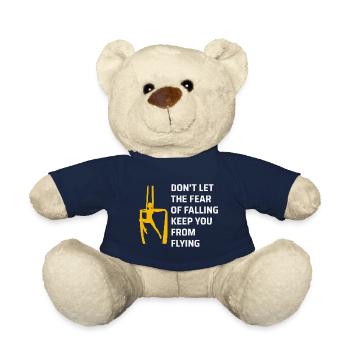 Aerial Silks Dancer Aerialist Air Yoga Acrobatics - Teddy Bear - french navy - Front