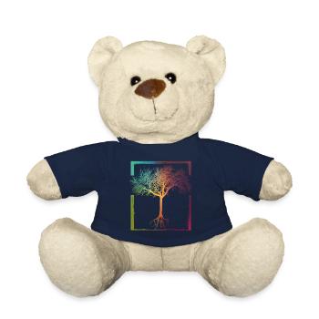 Mutter Natur - Rahmen Wurzeln Baum Lebensbaum - Teddy - French Navy - Vorne