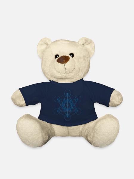 Le cube de Metatron - bleu - Nounours - bleu marine