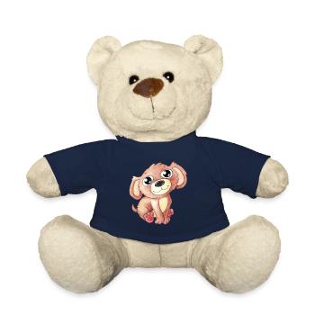 Niedlicher Comic Hund - Teddy - French Navy - Vorne