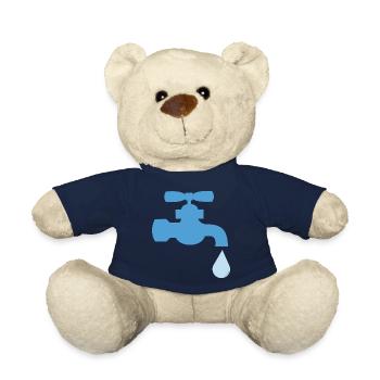 Gouttes d’eau Robinet d’eau - Nounours - bleu marine - Devant