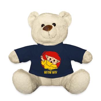 this is meow way - Teddy Bear - french navy - Front