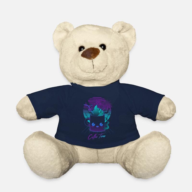 Coffe Time - Nounours - bleu marine