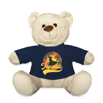 Hawaii Surfer Girl in Sunset - Teddy - French Navy - Vorne