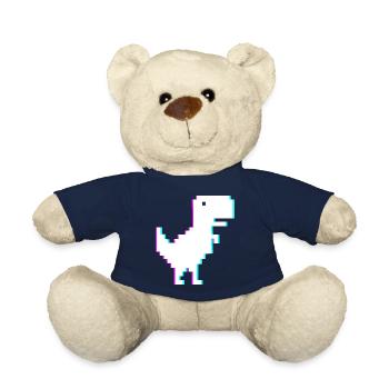 Information Dinosaurier Technologie IT Techniker - Teddy - French Navy - Vorne