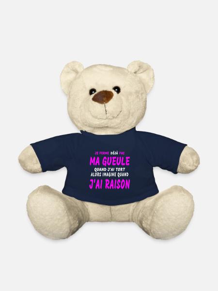 J'AI RAISON - Nounours - bleu marine