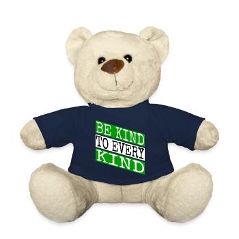 planet evolve go vegan vegetable funny rights - Teddy - French Navy - Vorne