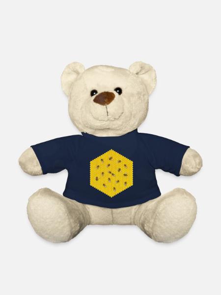 ABEILLES, RUCHE - Nounours - bleu marine