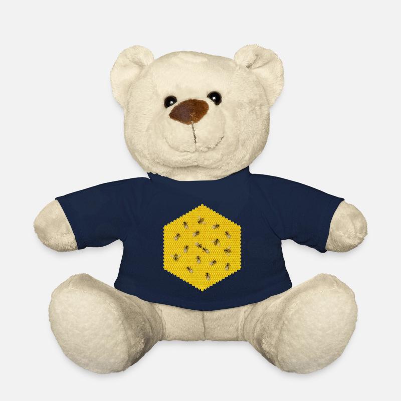 BEES, HIVE - Teddy Bear - french navy