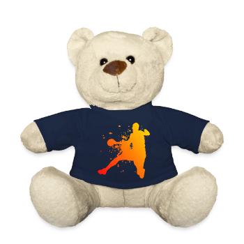 Handball Handball Handball handball games Handball games - Teddy Bear - french navy - Front