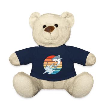 Hammerhai und Weißer Hai - Teddy - French Navy - Vorne