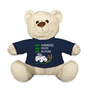 Pas d’agriculteurs, pas de nourriture, pas d’avenir - se tient ensemble - Nounours - bleu marine - Devant