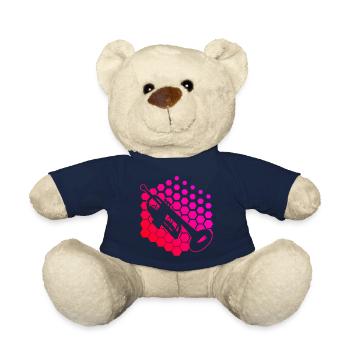 Trompeten Spieler Damen Trompetenspieler - Teddy - French Navy - Vorne