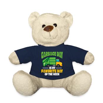 Le Garbage Day est mon jour préféré de la semaine – - Nounours - bleu marine - Devant