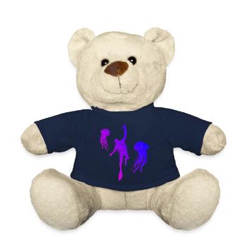 Scuba Divers Scuba Diving Ladies Scuba Diver - Teddy Bear - french navy - Front