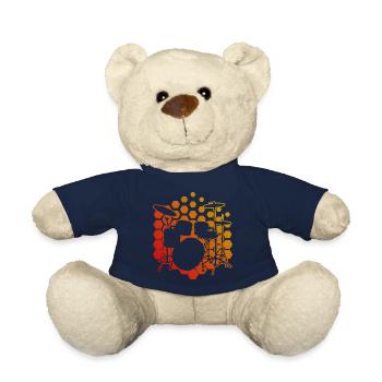 Damen Schlagzeug Schlagzeugspielen Drum Kit - Teddy - French Navy - Vorne