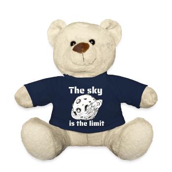 The Sky Is The Limit Retro Outer Space Designs - Teddy Bear - french navy - Front
