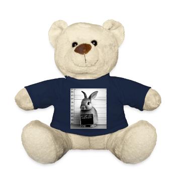 Conception amusante de lapin de Pâques pour les éleveurs de lapins - Nounours - bleu marine - Devant