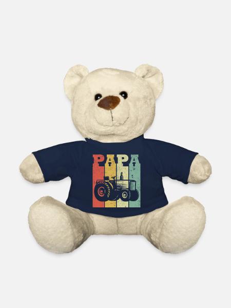 Vater Traktor Landwirt - Teddy - French Navy