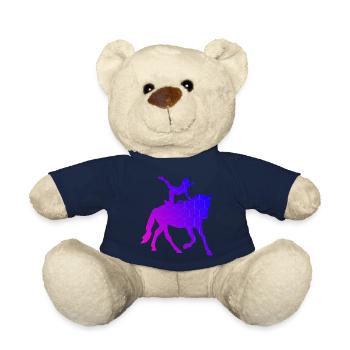 Artistic gymnastics on horseback Men's equestrian art - Teddy Bear - french navy - Front