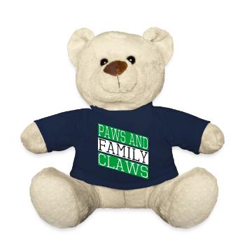 Équipe Famille Bitcoin Miner Père Moustaches - Nounours - bleu marine - Devant