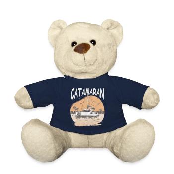 Catamaran - Catamaran - Love for double hulls - Teddy Bear - french navy - Front
