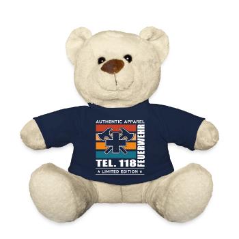 Fire brigade - Teddy Bear - french navy - Front