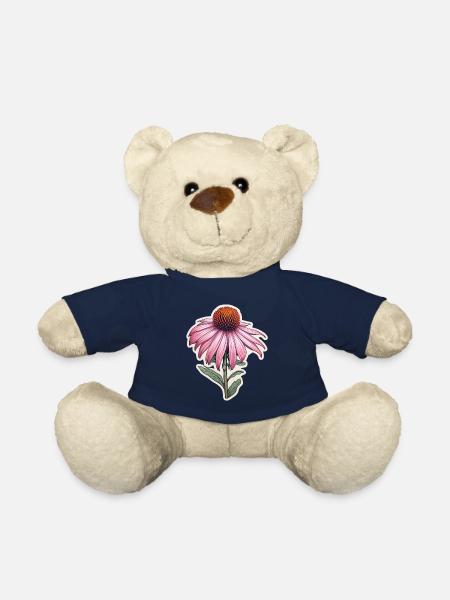 Echinaceapflanze 1 Blüte - Teddy - French Navy