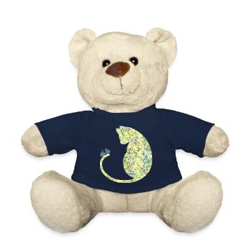 katze mit fahrrad e 219 - Teddy - French Navy - Vorne