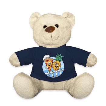 Ananas-Pizza Hawaiianische Ananas-Pizza auf Pizza - Teddy - French Navy - Vorne