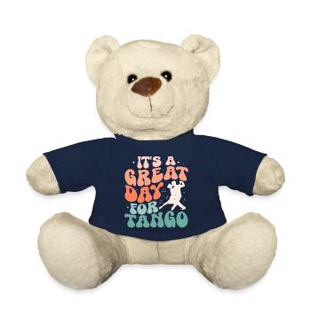 It's A Great Day For Tango Tango Dance Latin Music - Teddy Bear - french navy - Front