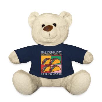 Self-love and a smile - Teddy Bear - french navy - Front