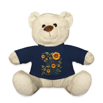 Sonnenblumenranke Sonnenblume Sonnenblumenstrauß - Teddy - French Navy - Vorne