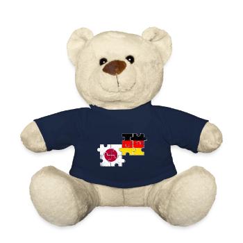 Japan Deutschland Flagge Japaner - Teddy - French Navy - Vorne
