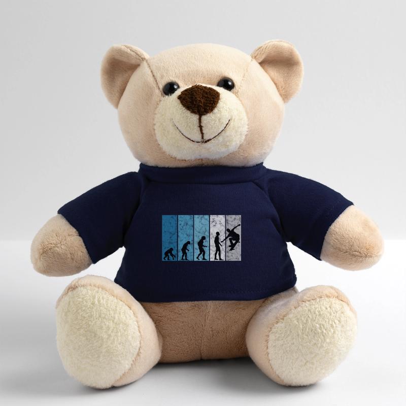 Skateboarder Skateboard Skater Skate Evolution Teddy