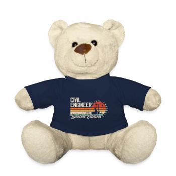 Futur métier d’ingénieur civil Génie civil - Nounours - bleu marine - Devant