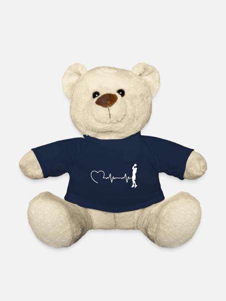 Basketteur basket-ball EKG basketteur - Nounours - bleu marine