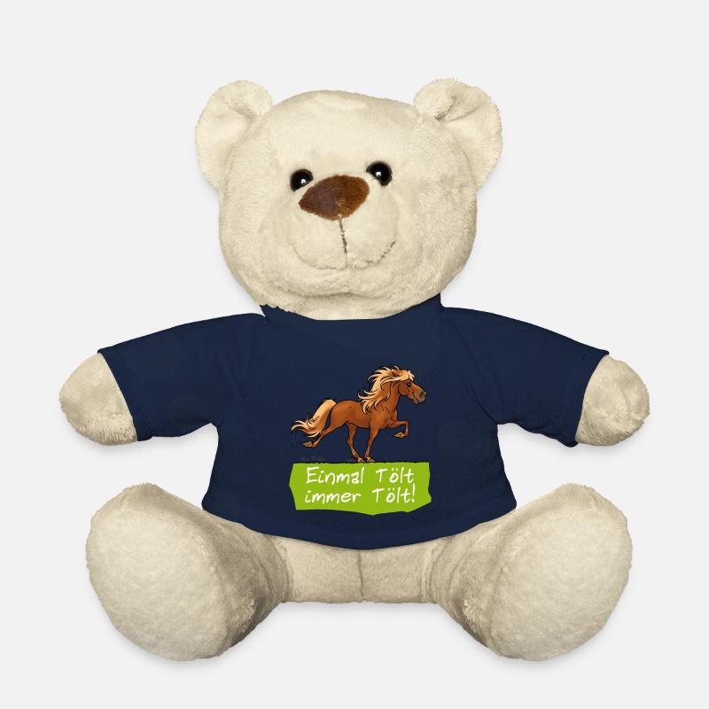Island Pferd "Tölt" - Nounours - bleu marine