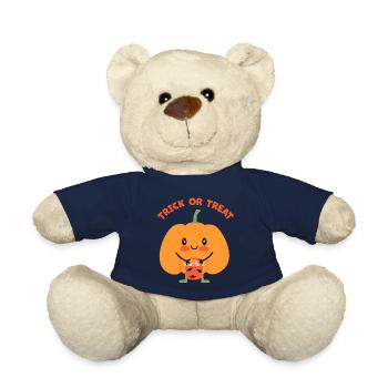 Kürbis-Trick oder -Leckerbissen - Teddy - French Navy - Vorne