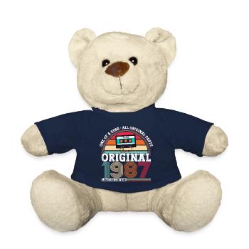 Original Juillet 1987 35e anniversaire Cadeau Hommes - Nounours - bleu marine - Devant