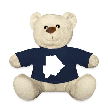Botswana Landkarte Flagge - Teddy - French Navy - Vorne