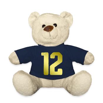12 Zahl Trikot - Teddy - French Navy - Vorne
