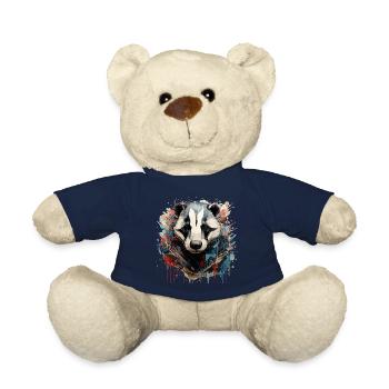 Graffiti Hunter : vibrations du blaireau américain - Nounours - bleu marine - Devant