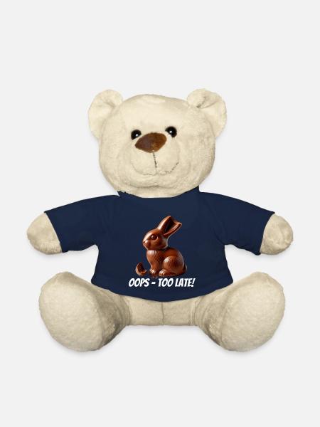 Oops – zu spät! Zerbrochener Schoko-Osterhase - Teddy - French Navy